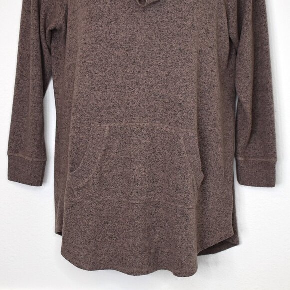 Torrid Super Soft Plush Tunic Sweatshirt Sz 1X Cowl Neck Athleisure Minimalist - Picture 3 of 15